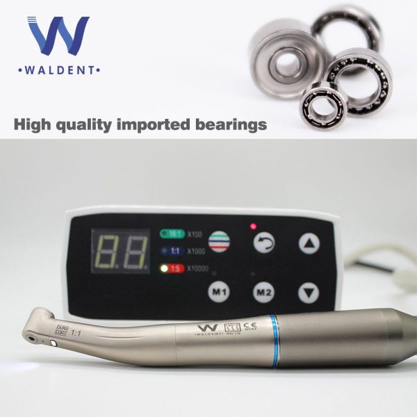 Waldent Brushless LED Electric Motor With 1:5 Increasing Handpiece - Dentalstall India
