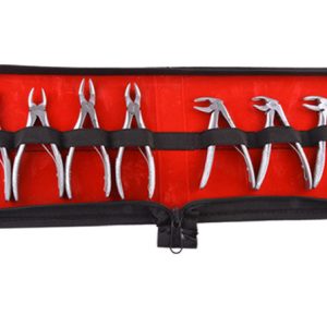 GDC Extraction Forceps Pedo Set Of 7 In Pouch Standard (EFPSP7) - Dentalstall India