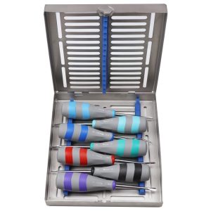 GDC Luxatip Set Of 7 With Cassette (Lwc7) - Dentalstall India